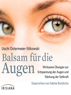 cover image of Balsam für die Augen